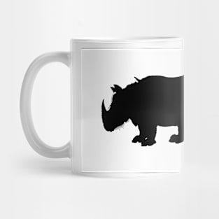 The Rhino Silhouette Mug